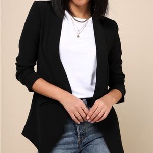 Lulus Miss Punctuality Lightweight Blazer size xs